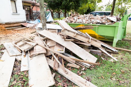 Eco-friendly rubbish disposal process in South East London