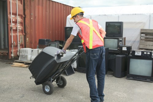 Recycling process in South East London